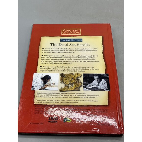 the dead sea scrolls dvd book ancient civilization English READ - Picture 4 of 4